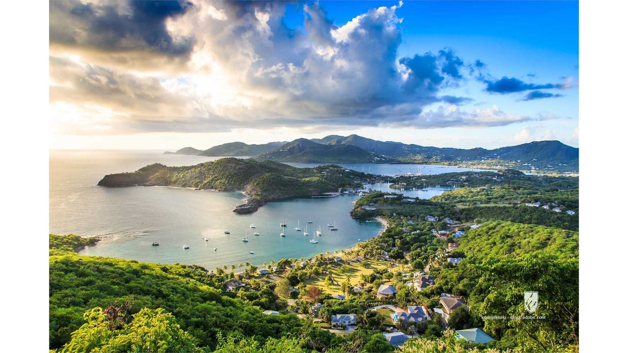 landscape water lake beach sea sky nature blue island coast travel summer ocean clouds mountain bay australia view touri
