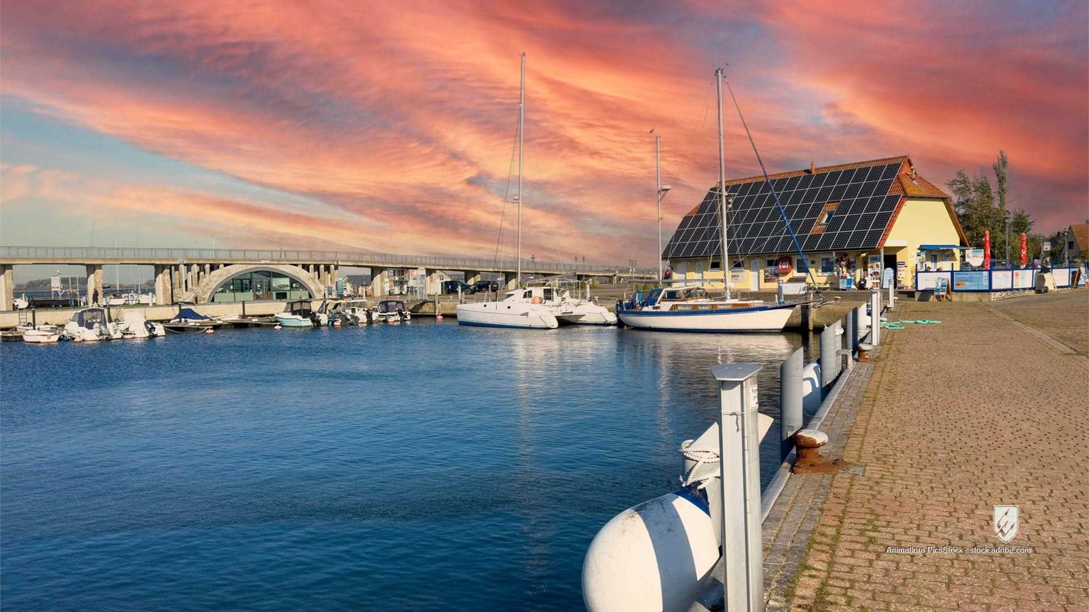 port witt island rügen baltic sea germany sunset tourism boats marina sea harbor yacht sky fishing ship ocean travel cit