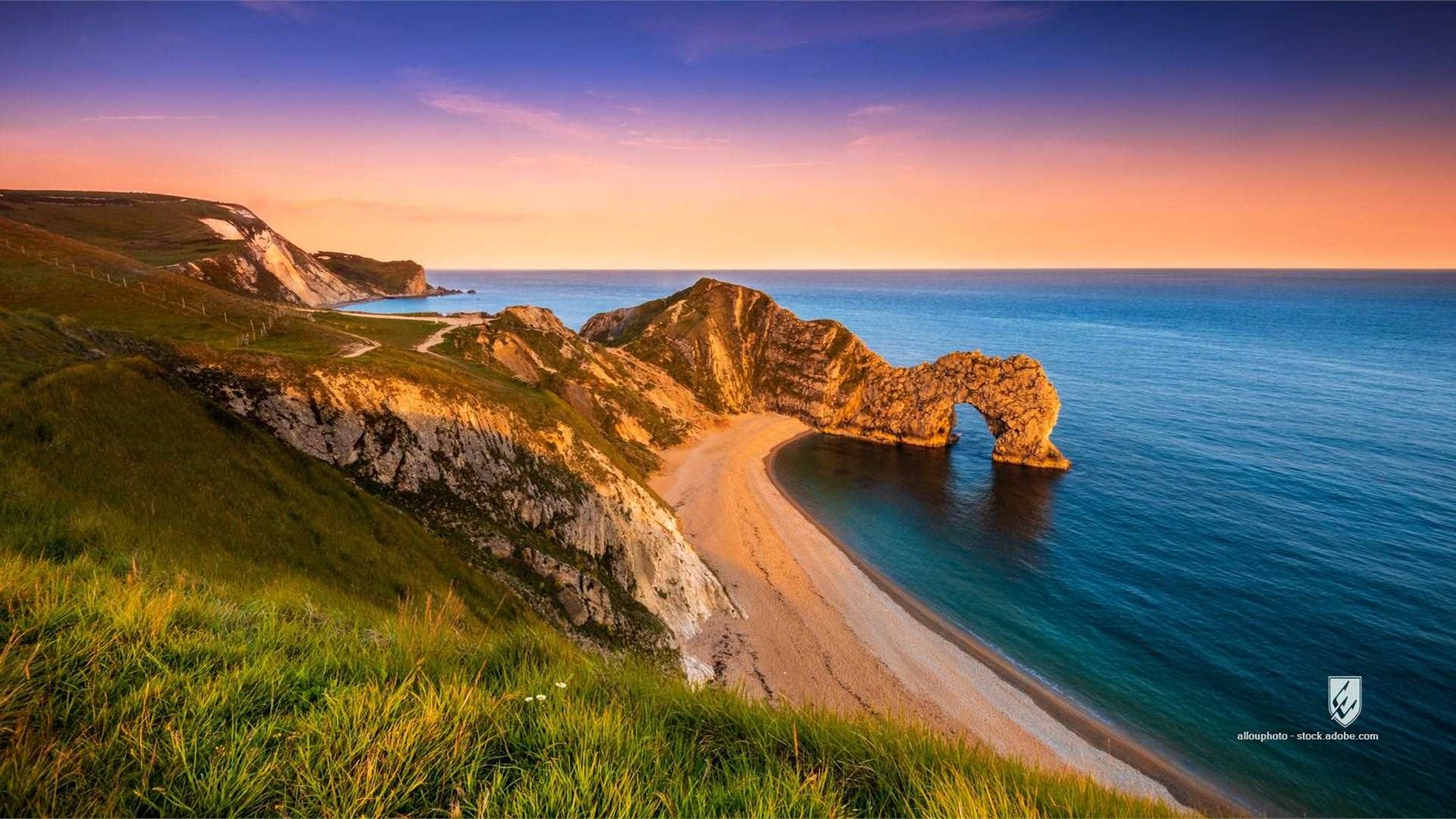 Durdle Door Bournemouth Poole Dorset England Beach Coastline sunset sunrise Ancient Bats Head Cliffs Blue British Cultur