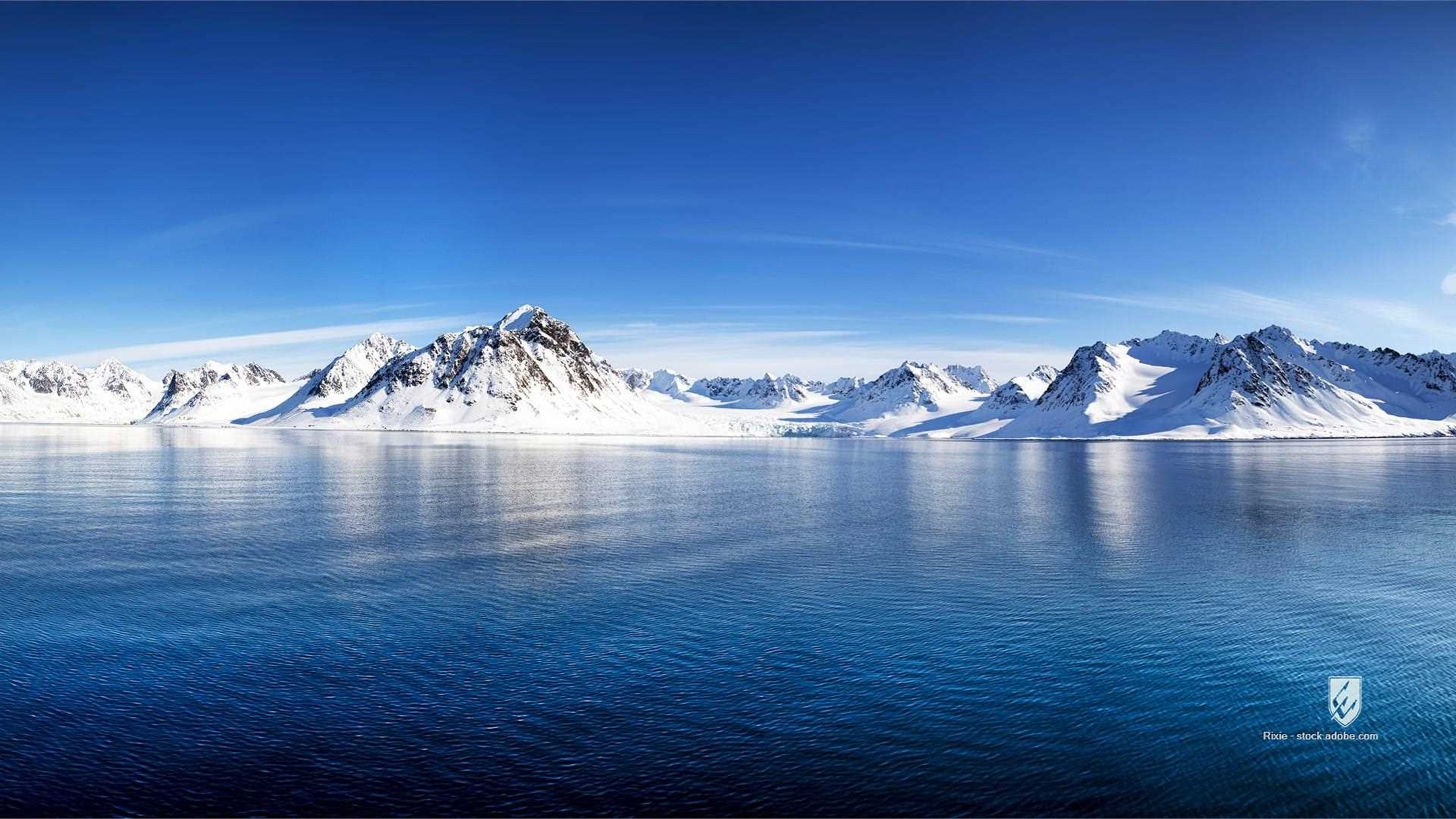 svalbard arctic landscape norway nature spitsbergen mountain snow ice fjord sky cold blue travel beautiful winter water