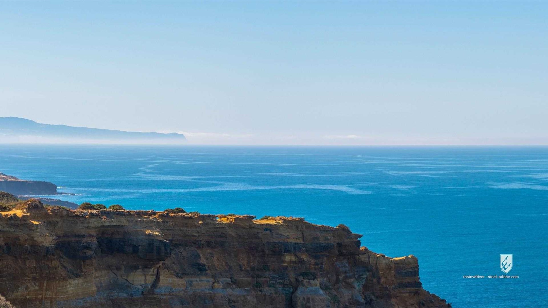 ocean coast nature coastline landscape panoramic rock sea sky view water cliff beautiful blue panorama scene travel atla