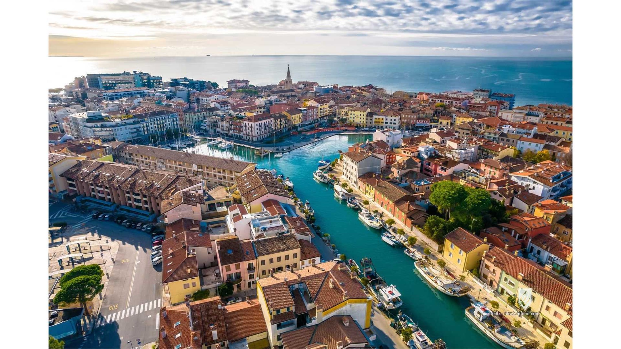 grado italy destination adriatic tourist sailing city harbor mediterranean water coast sea pier town tourism island blue