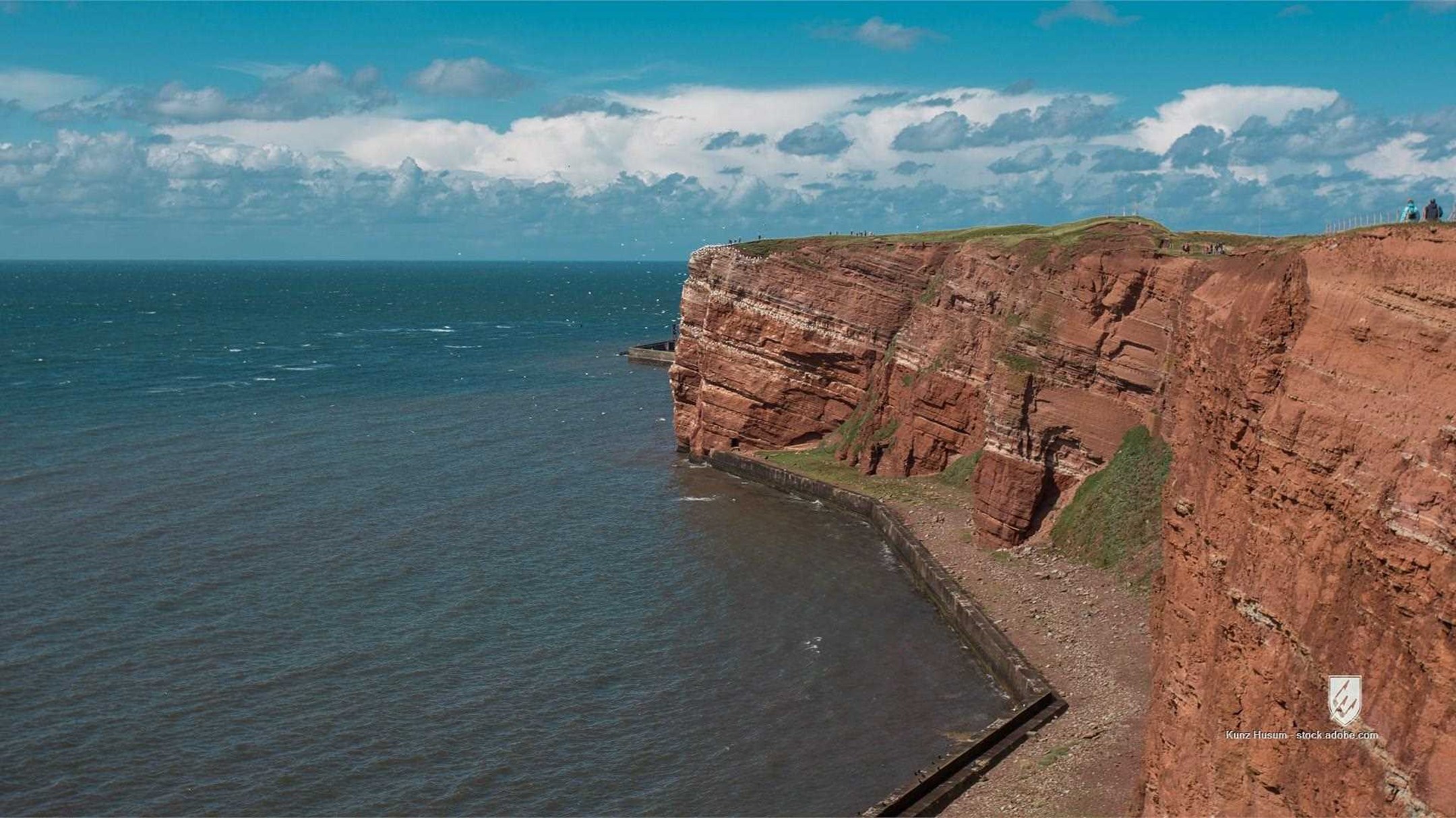 heligoland sea helgoland red germany island rock north sandstone blue coast paradise german birds anna sky water beautif