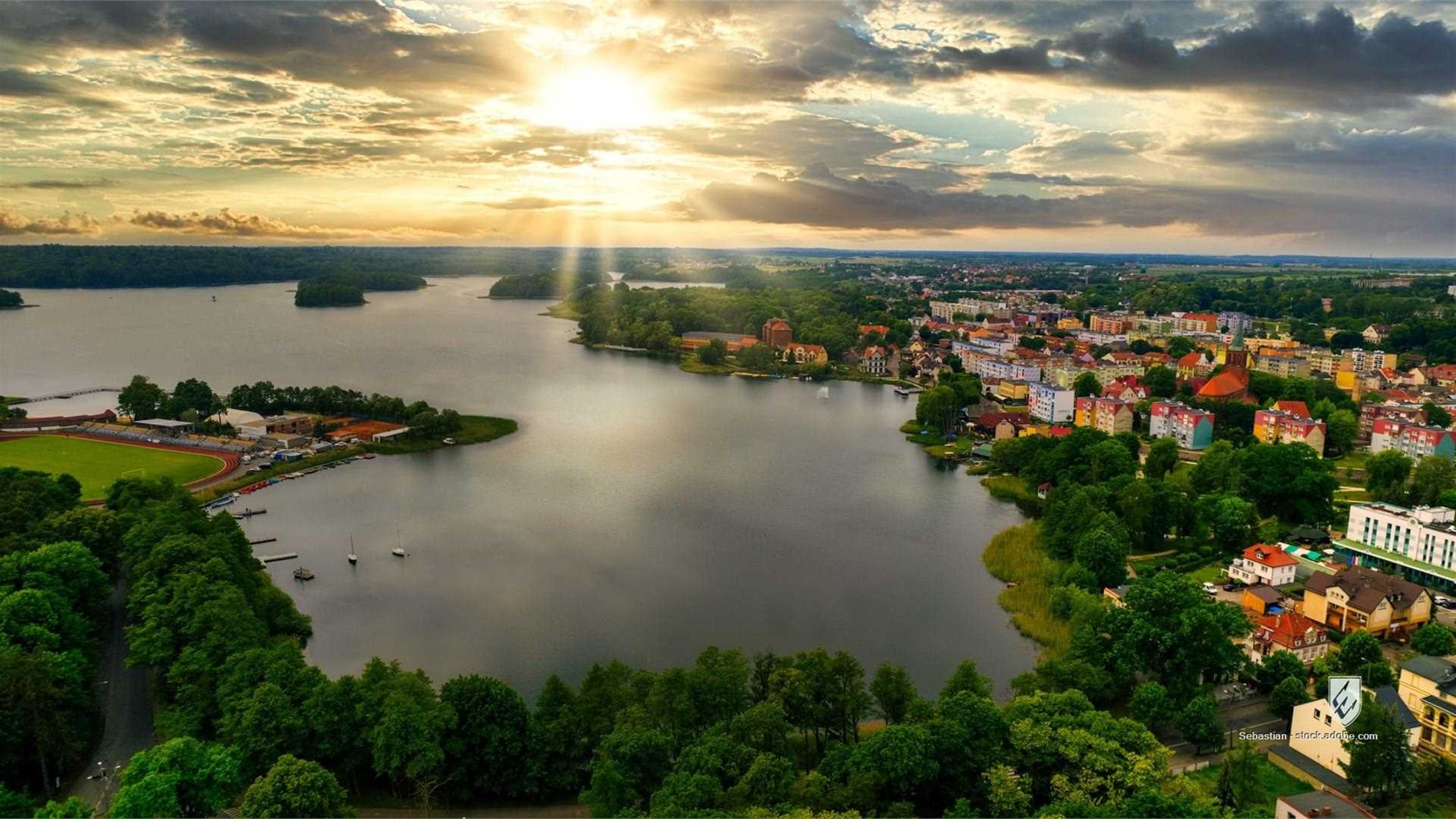 barlinek poland water nature road forest fish green holiday trees fishing boat fun europe lake ecology island wilderness