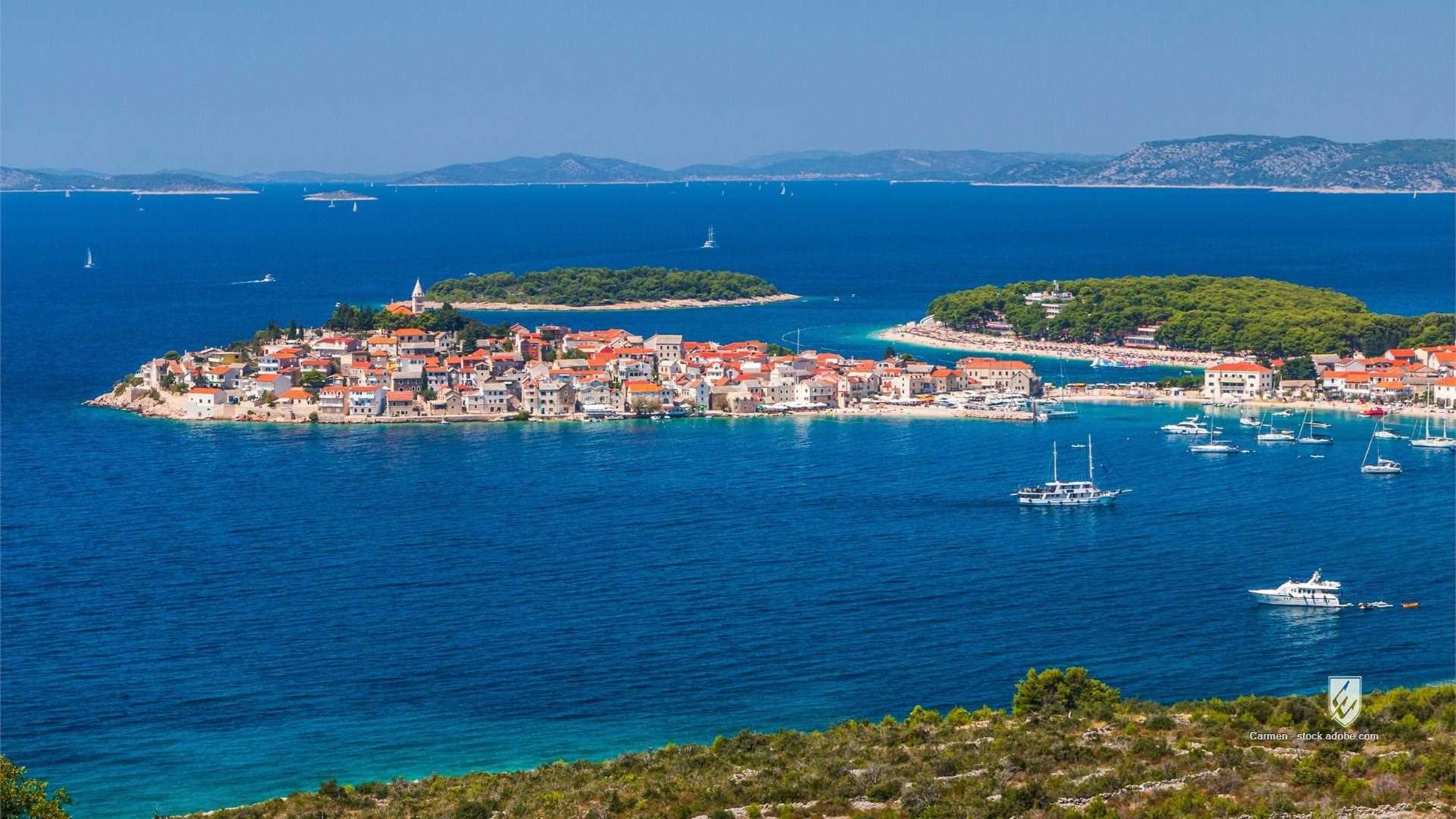 Architecture Building Europa Historic Sibenik Knin adriatic aerial archipelago architectural bay beach beautiful
