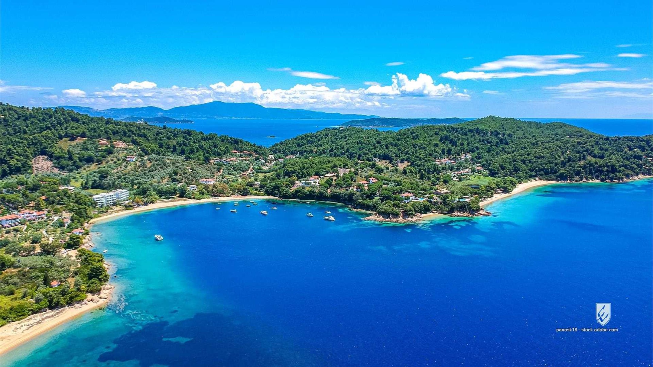 activities aegean aerial amazing background balkans beach beautiful blue coast crystal clear water day destination