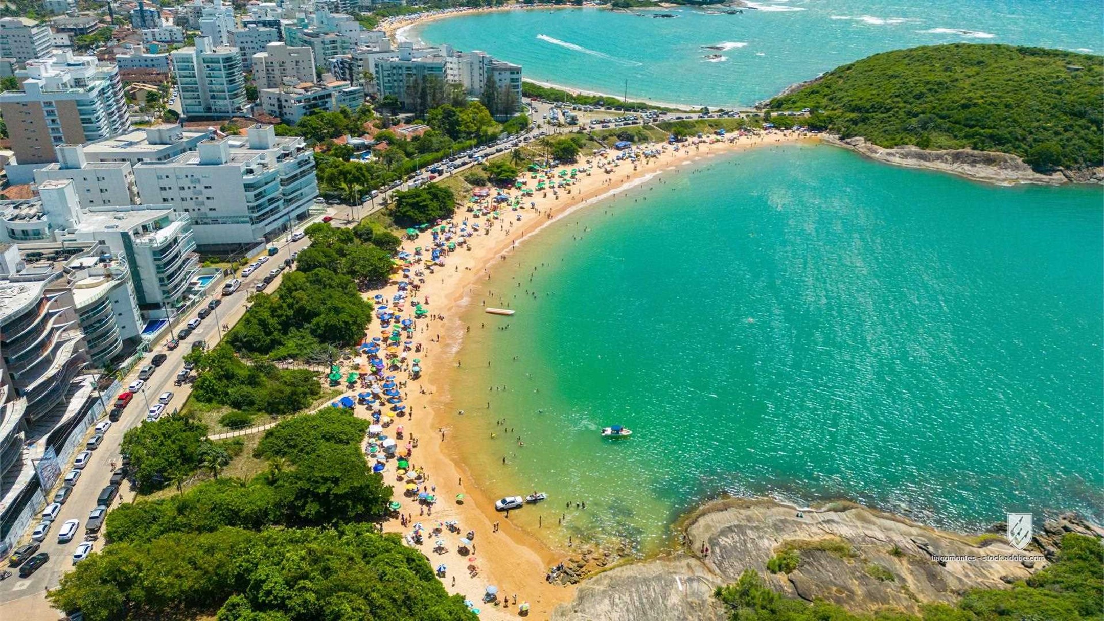 nova guarapari enseada azul bacutia peracanga praia dos padres mar praia costa molhar paisagem verão viagem oceano