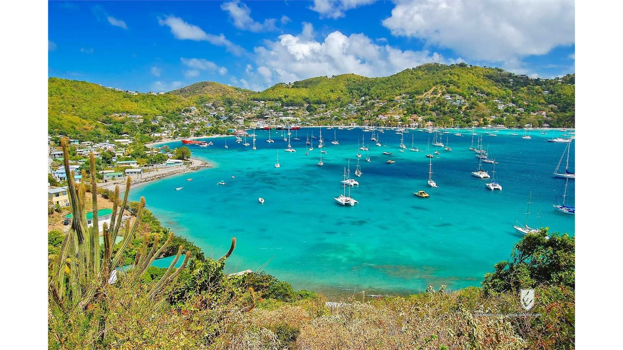 admiralty bay beach beautiful beauty bequia blue caribbean cloud coast coastline coconut destination exotic fort grenada