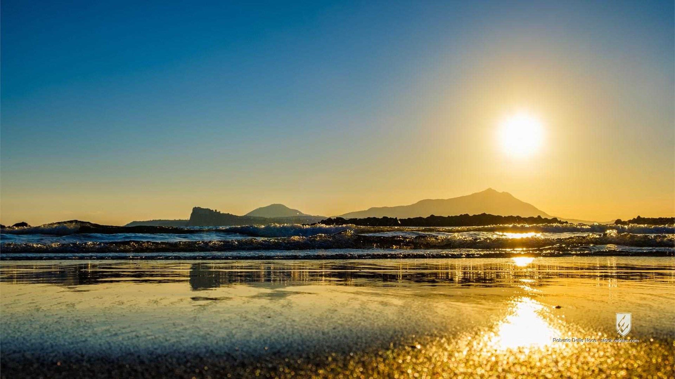 Roberto Della Noce italia campania cielo paesaggio orizzonte bella estate costa spiaggia tramonto mare sole paesaggio ma