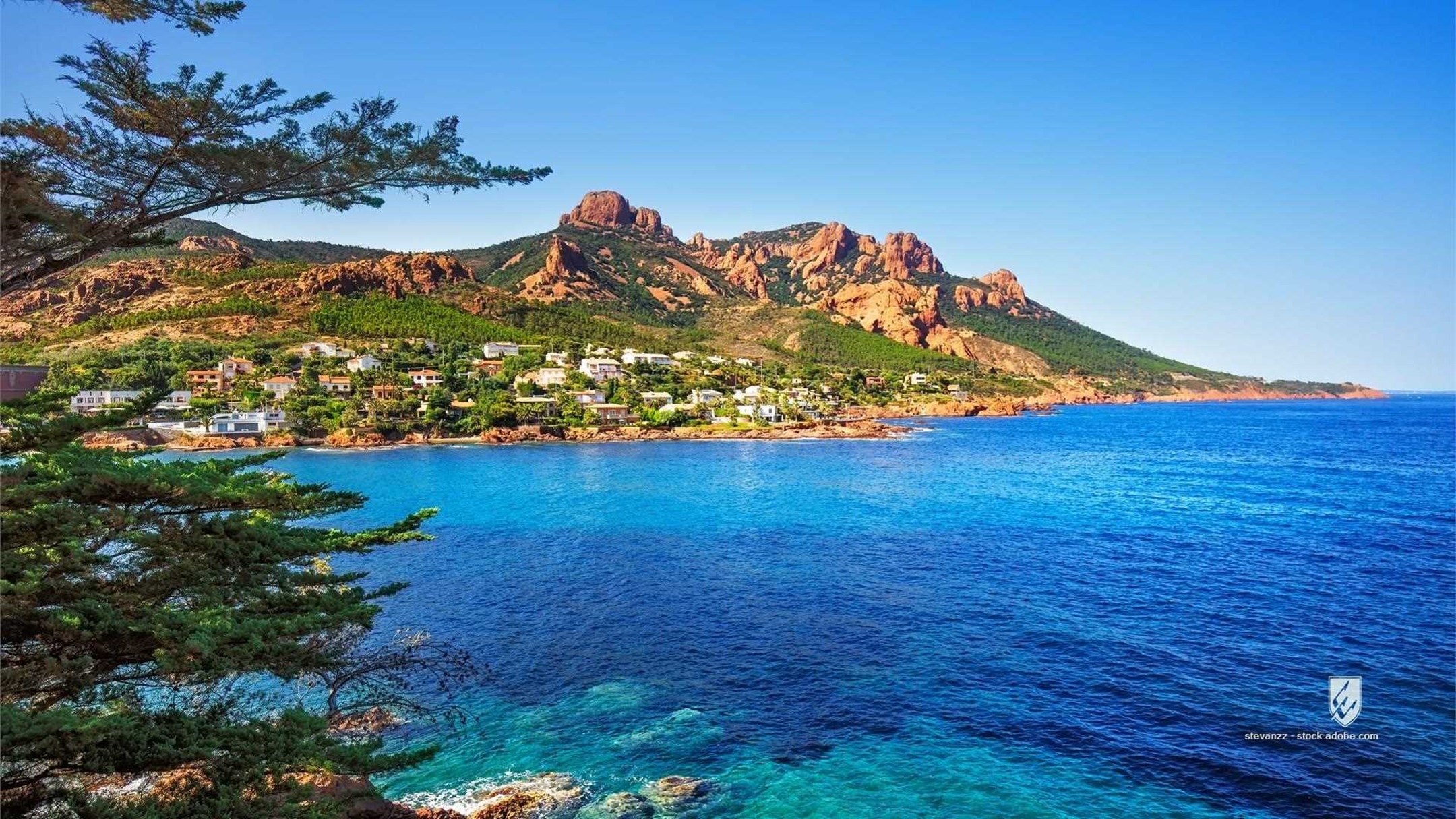 provence esterel ocean house home sea mediterranean cannes theoule agay azur azure bay beach calm cap cliff coast coasta