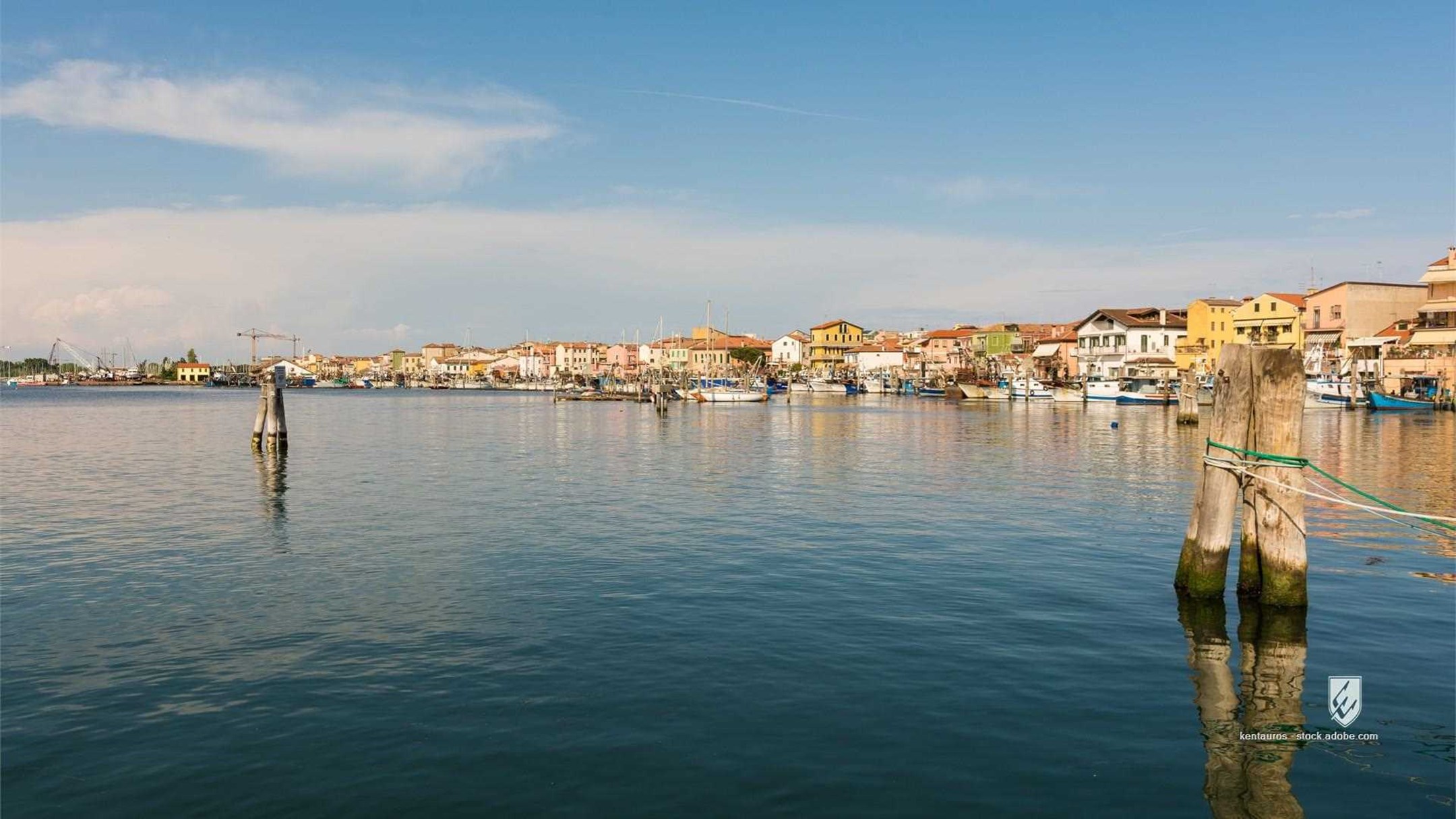 italien chioggia sottomarina venedig venezia hafen adria meer marina europa südeuropa stadt maritim sommer landschaft
