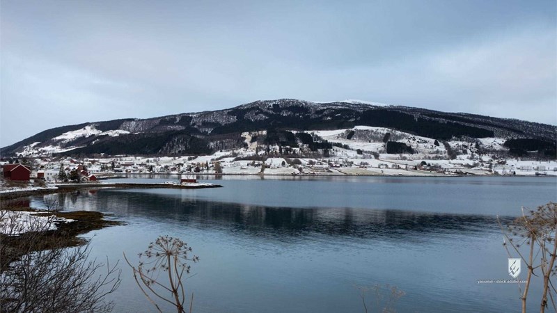 Architecture Tourism arctic blue building cabin charming city coast cold county europe exterior harstad hill horizon