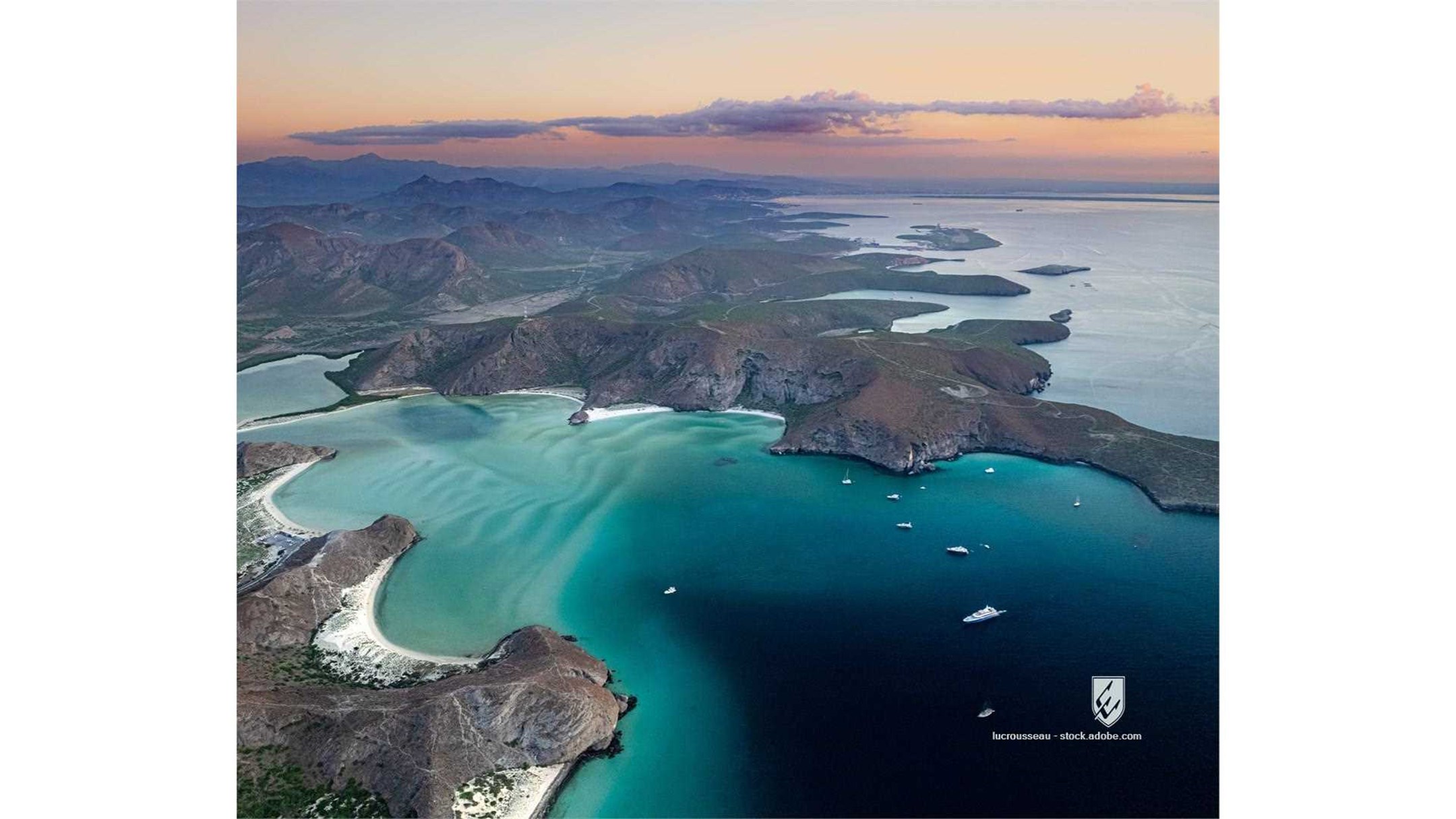 playa balandra la paz baja california sur mexico drone sea beach sea of cortez water landscape coast nature ocean