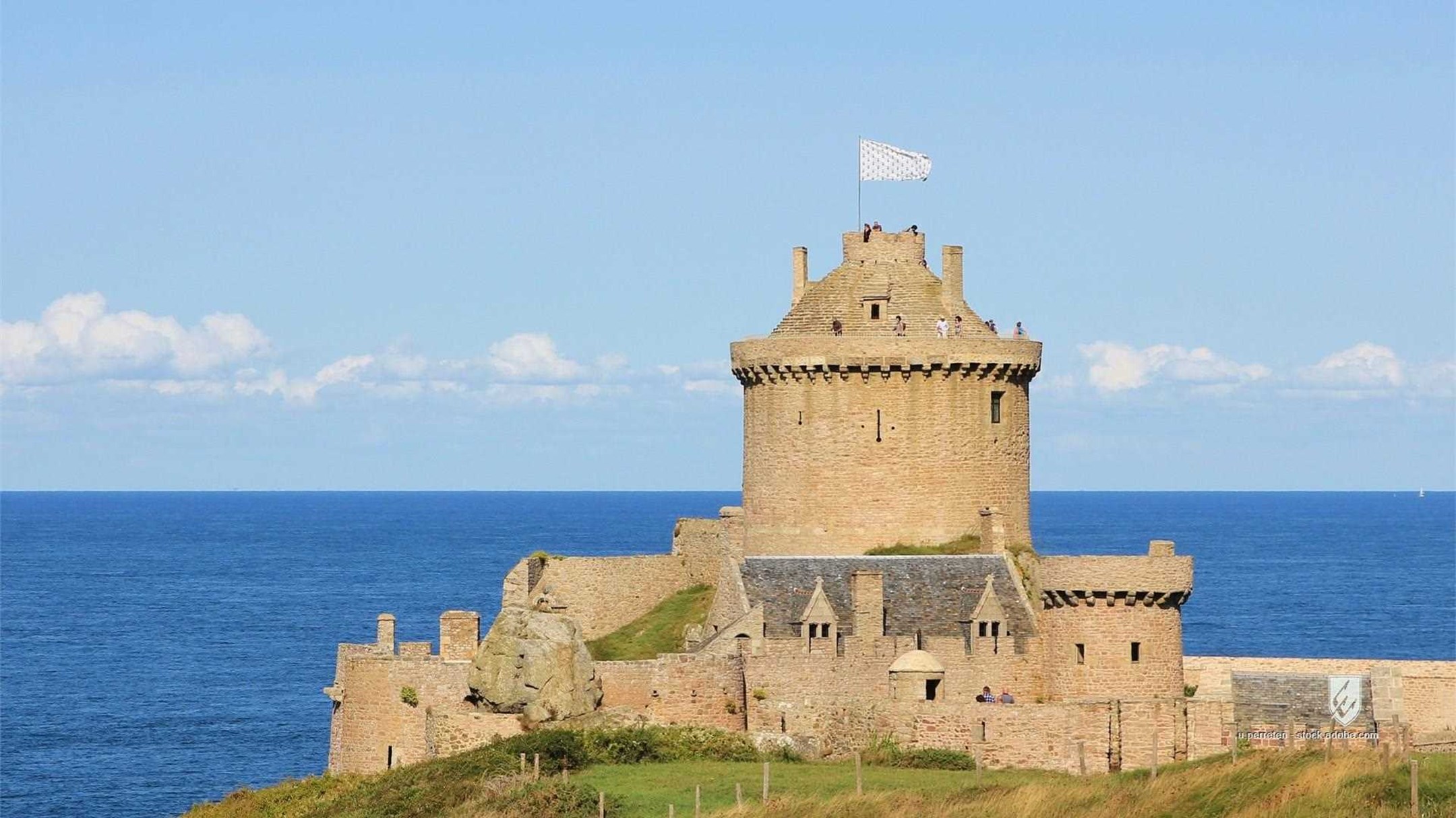Europe architecture brittany cap frehel castle coast emerald coast english channel exteriors fort fort la latte