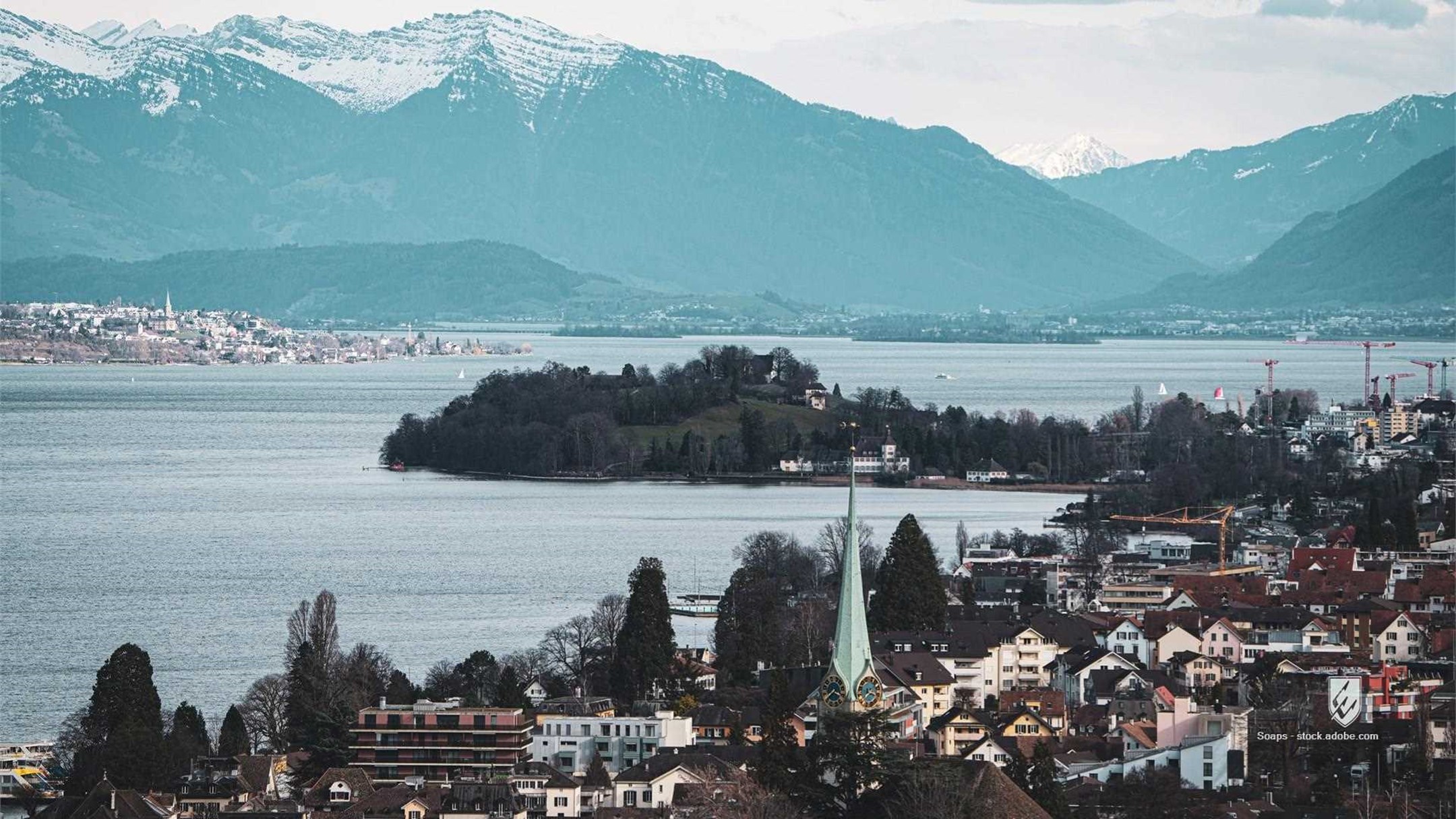 halbinsel peninsula au horgen zurich swiss switzerland alps zurich see zurich lake alpine cinematic selective focus