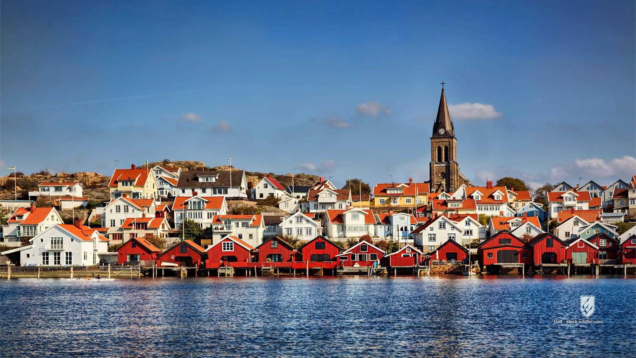 fjallbacka bohuslan vastra gotaland tanum sweden swedish scandinavia scandinavian europe european village travel