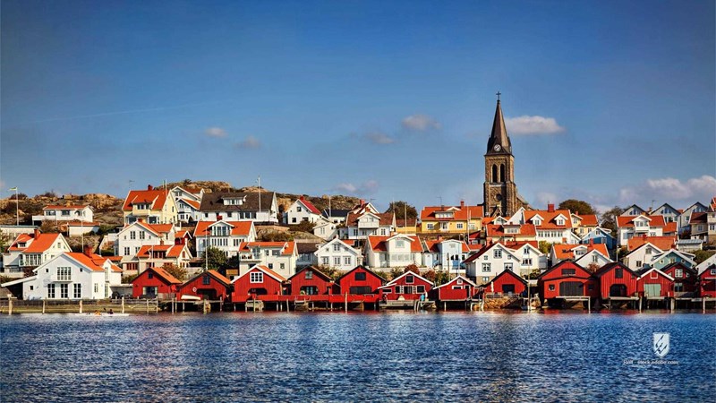fjallbacka bohuslan vastra gotaland tanum sweden swedish scandinavia scandinavian europe european village travel