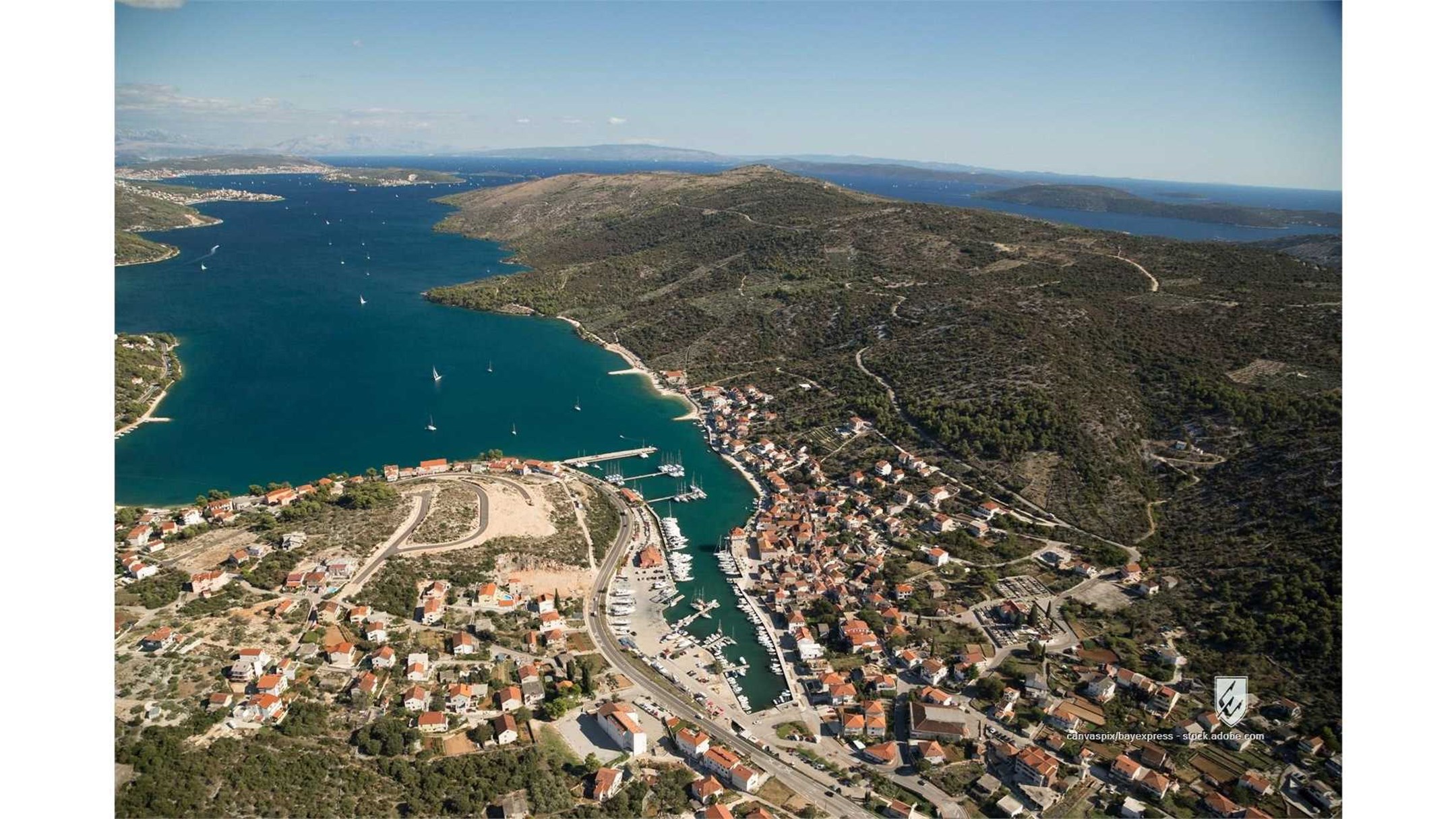 marina marina agana charter croatia dalmatia destination landscape marina marina agana nautical travel view
