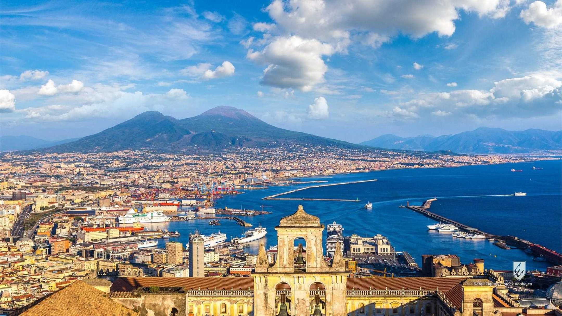 naples napoli italy vesuvius campania sunset travel europe panorama mediterranean pompeii city old vesuvio architecture