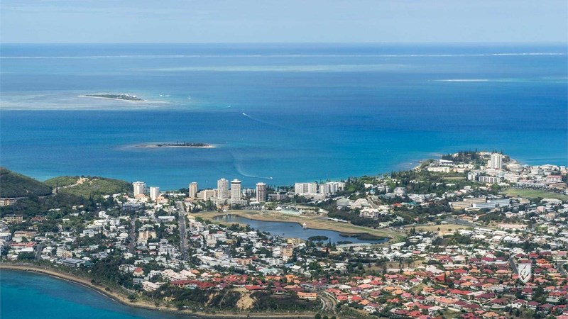 Nouméa Nouvelle-Calédonie pour album NC stock aerial noumea melanesia new caledonia flight island turquoise sea ocean