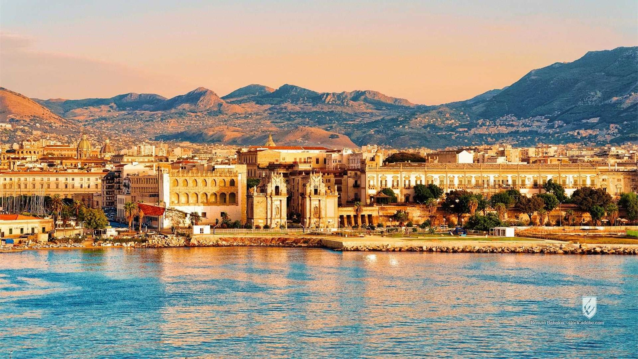 palermo italy sicily landscape landmark italian sea architecture building historic historical palermo italy italian
