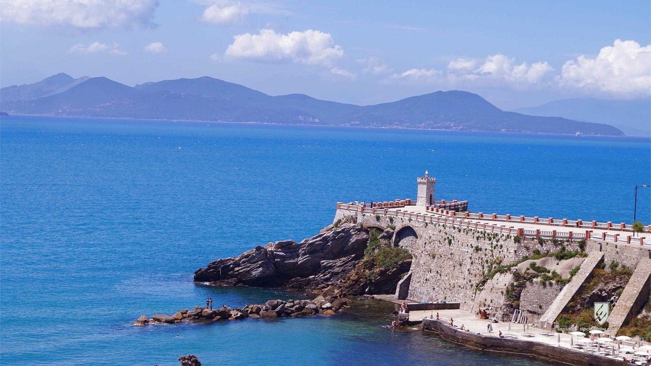 sea coast landscape water italy beach blue mediterranean travel dubrovnik town sky island croatia summer europe bay view