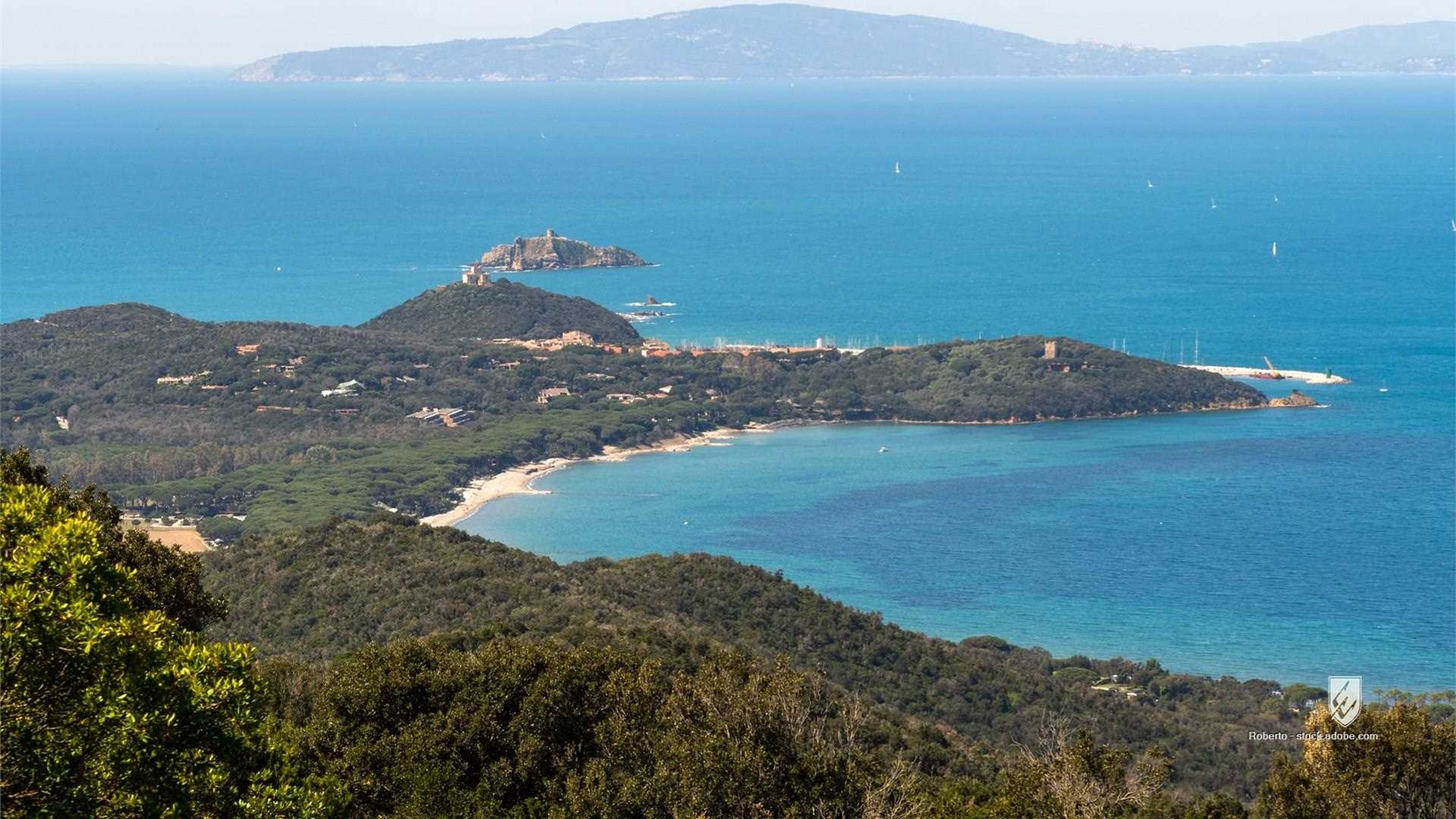 island of elba, piombino, follonica, gulf, islet of cèrboli, palmaiola, lighthouse, bicycle, tuscany, cycling, punta ala
