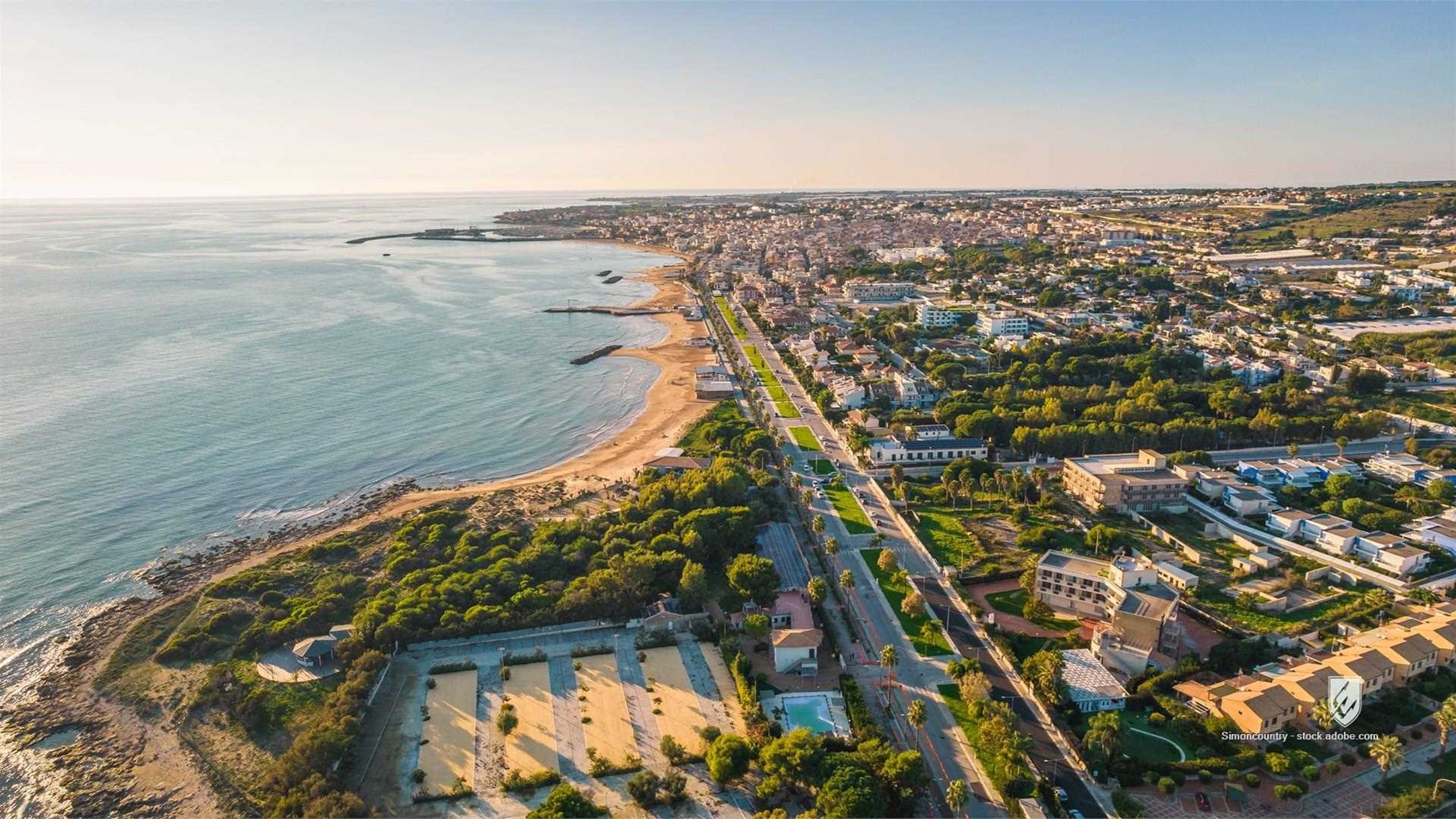 sea seascape mediterranean sea water outdoor city town cityscape skyline coast shoreline colors lights nature uas aerial