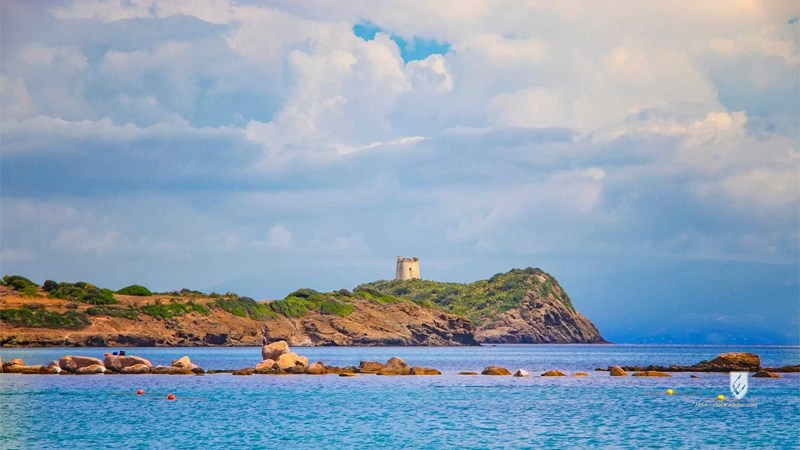 sardinia beach mediterranean sea blue island sand water italy summer vacation beautiful coast sky sun paradise sunny tra