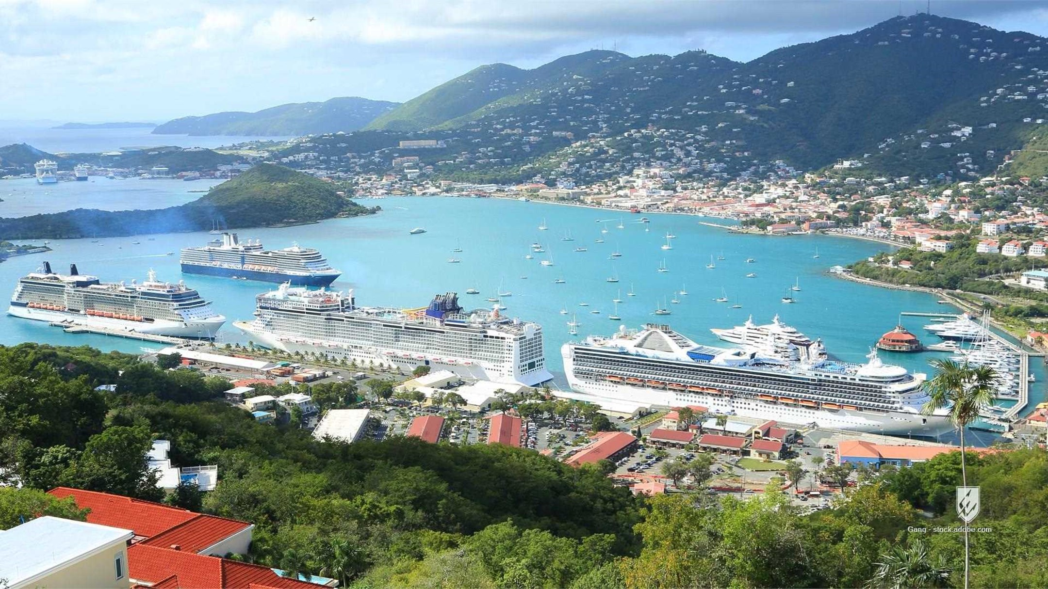 usvi caribbean island tropical travel ocean sea blue islands tourism paradise landscape st thomas coast bay virgin thoma