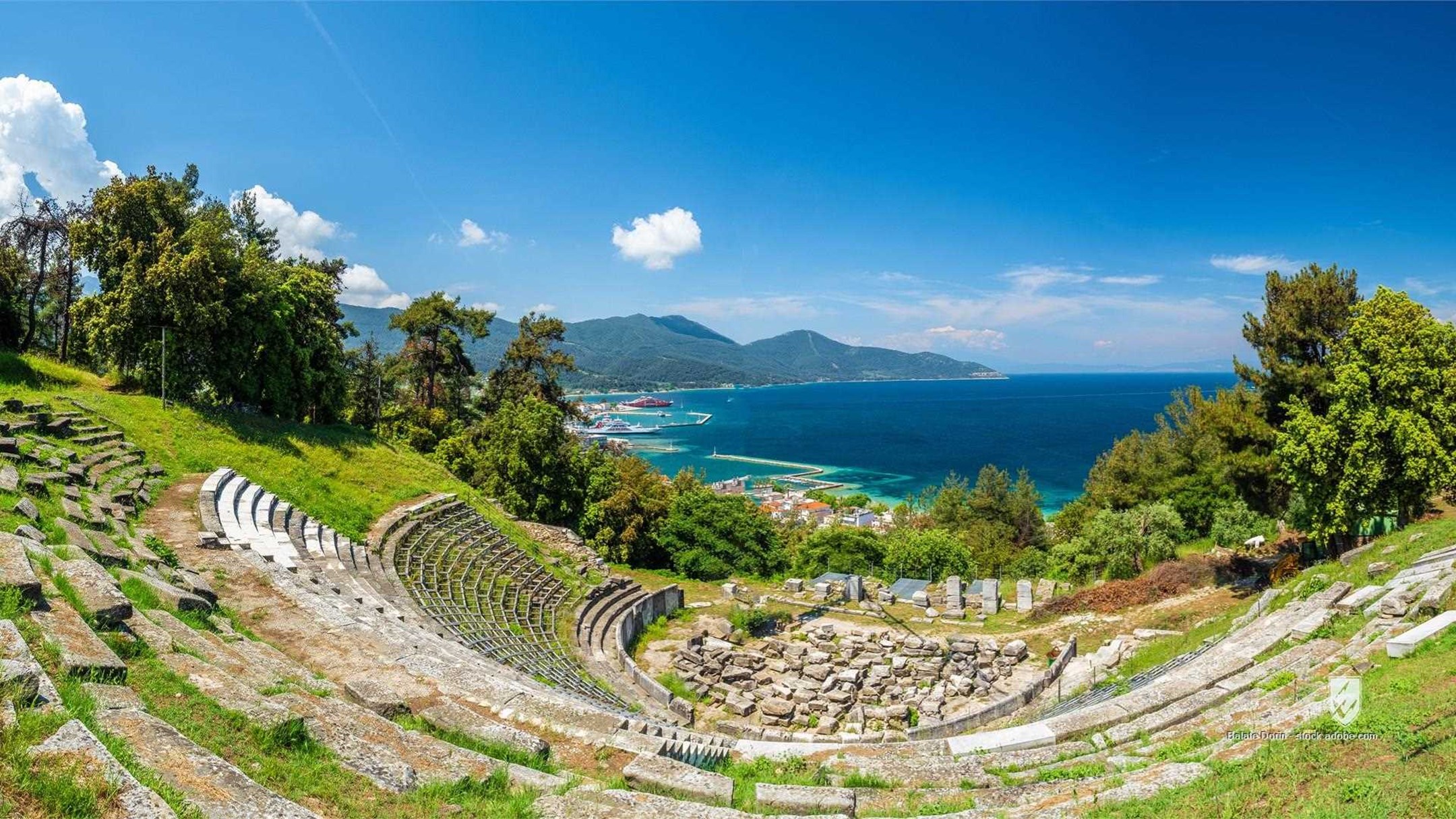 aegean amphitheater ancient antique archaeological archeology architecture art attraction beach building classic